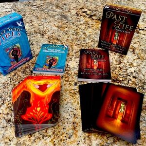 Trust your vibes and past life Oracle cards